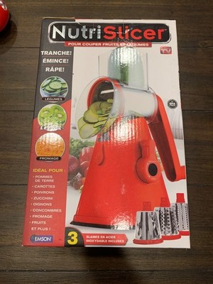 Emson NutriSlicer Vegetable and Fruit Slicer AS SEEN ON TV! Brand New (Open Box)