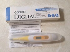 Digital Clinical Thermometer Flexible Tip Compact Oral Rectal