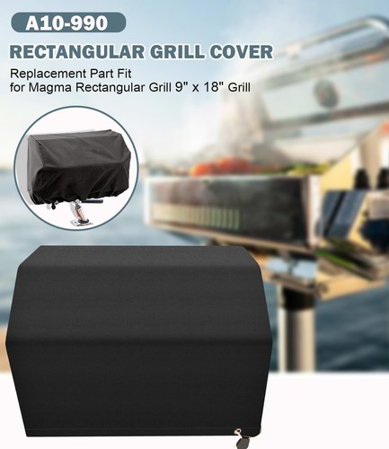 A10-990 Boat BBQ Grill Cover for Magma Rectangular Grill 9" x 18" Waterproof - Picture 5 of 13