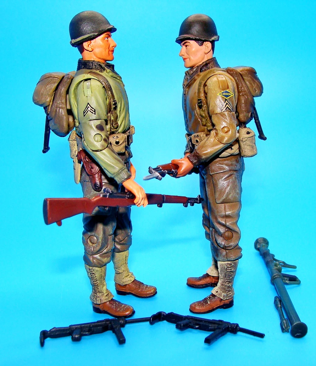 1:18 BBI Elite Force WWII U.S Army Rangers D-Day Invasion Two