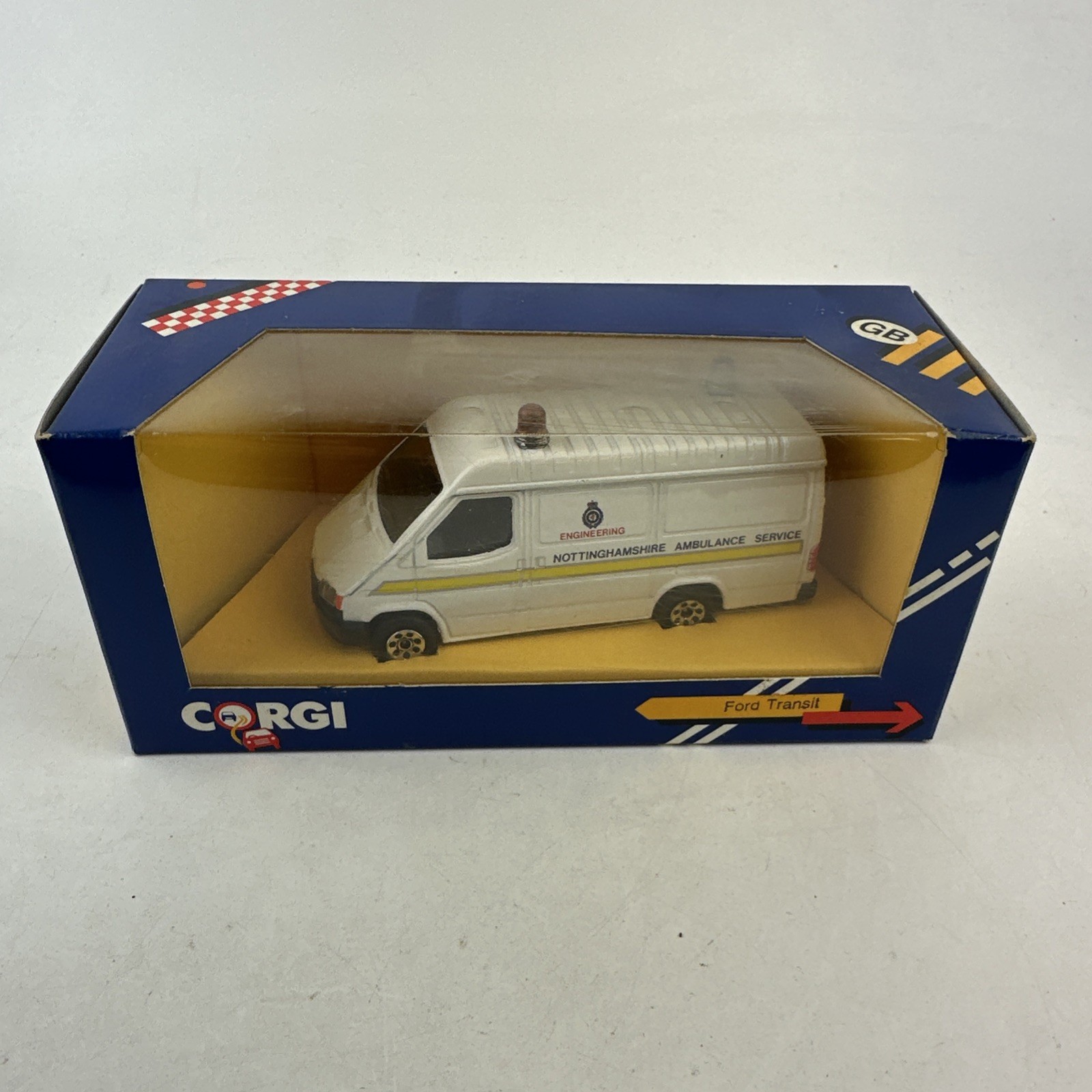 Corgi Diecast Metal Nottingham Ambulance Service Ford Transit Van