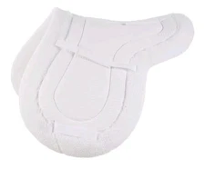 Horze Airflow Close Contact Shaped Pad - White - Horse,Saddle Pads-new with tags