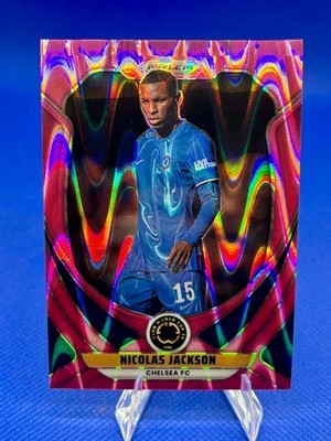 2025 Prizm FIFA Club World Cup Nicolas Jackson #71 Pink Seismic