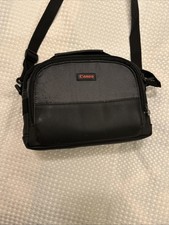 Canon Camera Bag Gadget Carry Case Padded 9x6x5 Black w/strap  Belt Carry Loops