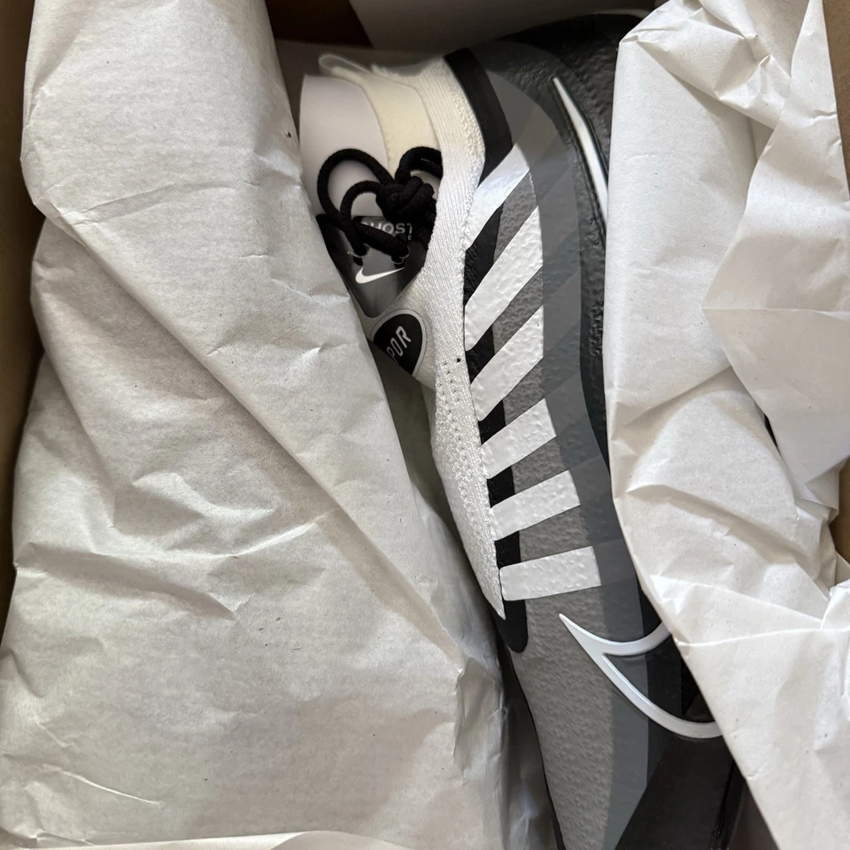 Nike Men’s 11 VAPOR EDGE ELITE 360 Football Cleats Black/White/Grey DQ3558-001 - Image 2 of 4