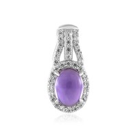 Cavill Amethyst AnhäNger Silber 925 Oval 1,14Ct Lila Zirkonia Damen