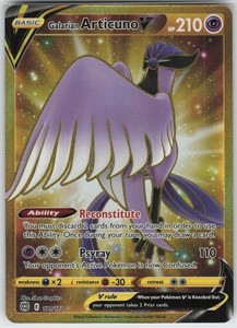 Galarian Articuno V 181/172 Brilliant Stars Secret Rare