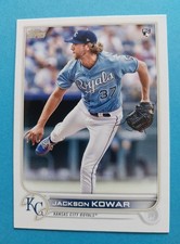 2022 Topps Series 1 Jackson Kowar RC #264 Kansas City Royals