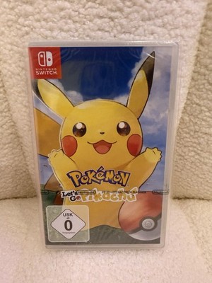 Nintendo Switch Pokemon Lets Go Pikachu NEU OVP sealed deutsche version