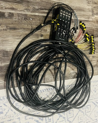 #ad Rapco Stage Snake 100#x27; Rapco Pro 16 Inputs 4 Returns Both XLR amp; TRS 1 4quot; 16x4 $125.00