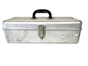 Vintage Liberty Metal Dual Tray Tackle/Tool Box