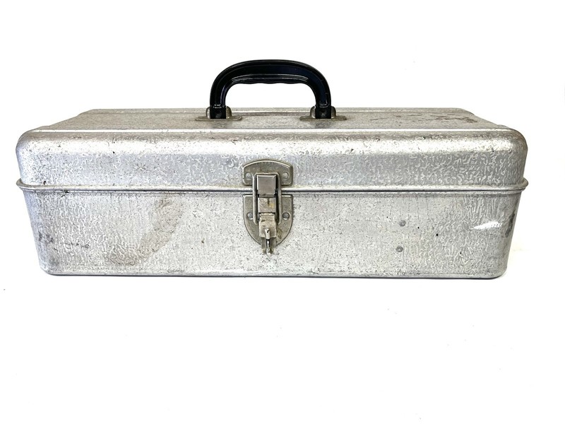 Vintage Liberty Metal Dual Tray Tackle/Tool Box