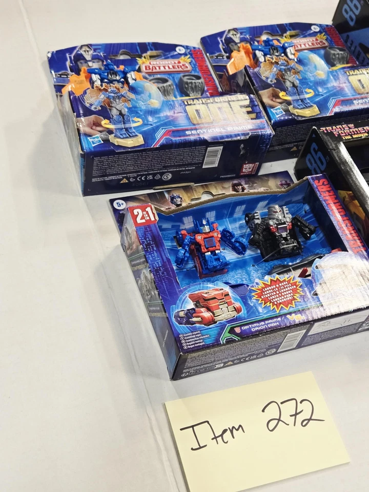 Lote de figuras Hasbro Transformers Studio Series Bumblebee Optimus Sentinel Prime Foto 2 de 4