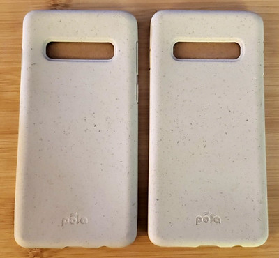 (2 Pack) Pela Samsung Galaxy S10 Soft Phone Case Back Cover London Fog
