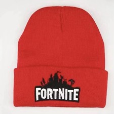 Fortnite Kids Red Gamers Beanie New Warm Breathable Knit Cap     Gamer Beanie