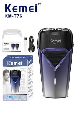 Haar Bartschneider Kemei KM-T76 kabellos Profi Friseur Zero Gap Haarschneidemaschine UK