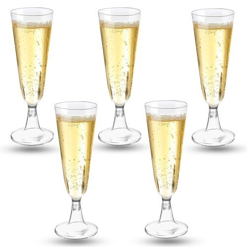 Plastik ChampagnergläSer 30Er Pack, 150 Ml, Wiederverwendbare...-image