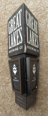 Great Lakes Multi Label Beer Small Pub Tap Handle Porter Gold Lager IPA Pale Ale