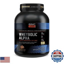 GNC AMP Wheybolic Alpha Clinically Proven Protein Powder, Chocolate Fudge