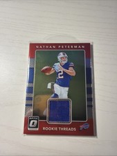 2017 Donruss Optic - Rookie Threads Nathan Peterman #35 (MEM, RC)
