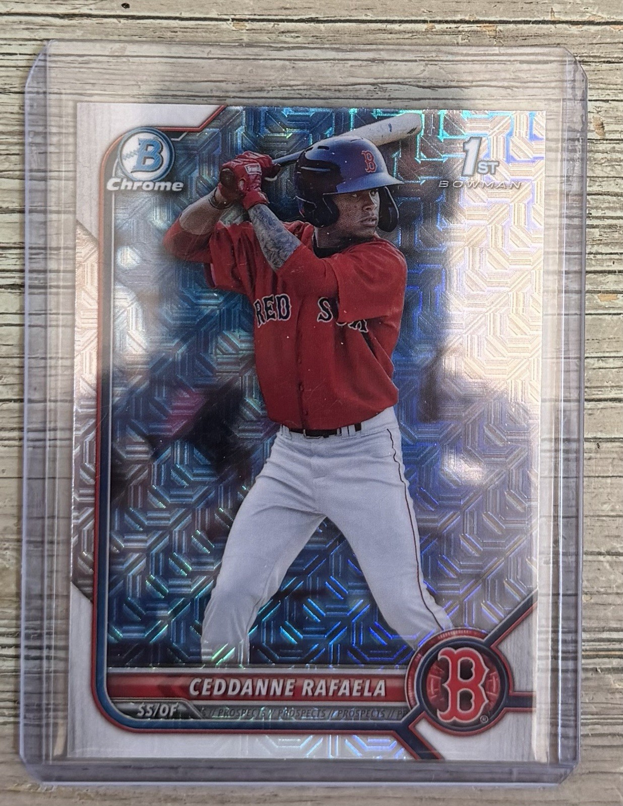 Ceddanne Rafaela 2022 Bowman Chrome Prospects Mojo Refractor #BCP-61