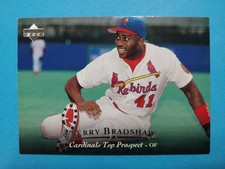 1995 Upper Deck Minor League Top Prospect Terry Bradshaw RC #35 Cardinals