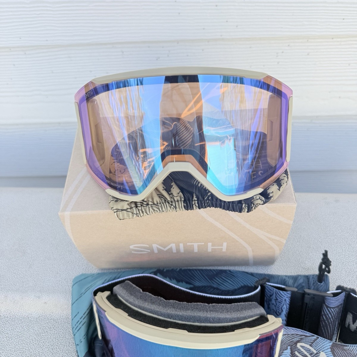 Brand New Smith Squad X High Fives MAG Goggles $245 Chromapop