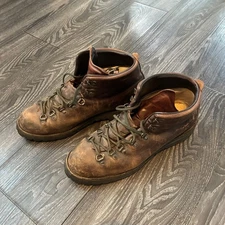 Danner Brown Leather Boots Size 11.5 D Made in USA 30800