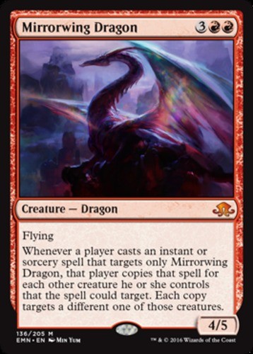 [1x] Mirrorwing Dragon - Foil Near Mint, English Eldritch Moon MTG Magic