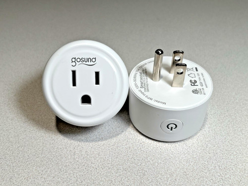 (LOT OF 2) Gosund WP3 Smart Plugs - 2.4GHz Wi-Fi - 120V~50/60Hz 10A 1200W