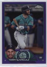 2023 Topps Chrome Update Purple Refractor 66/250 Tommy La Stella #USC25 tv5