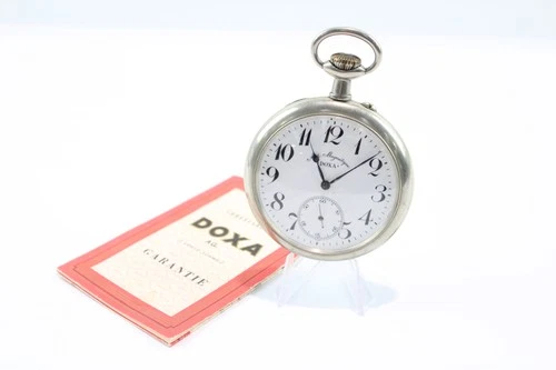 Vintage Doxa Open Face Jumbo Pocket Watch Hand Wind SPARES/REPAIRS