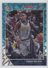 2019-20 Panini NBA Hoops Teal Explosion Aaron Holiday #74 li3