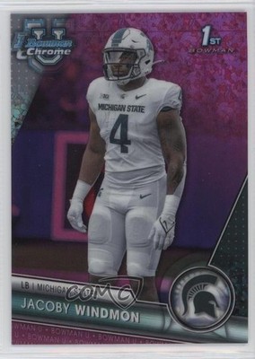 2023 Bowman U Chrome Fuchsia Mini-Diamond Refractor 73/150 Jacoby Windmon 15wb