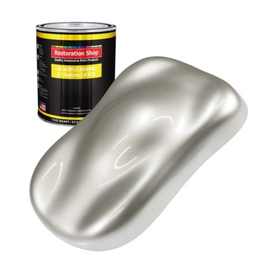 Restoration Shop Sterling Silver Metallic Acrylic Enamel Quart Only, Auto Paint