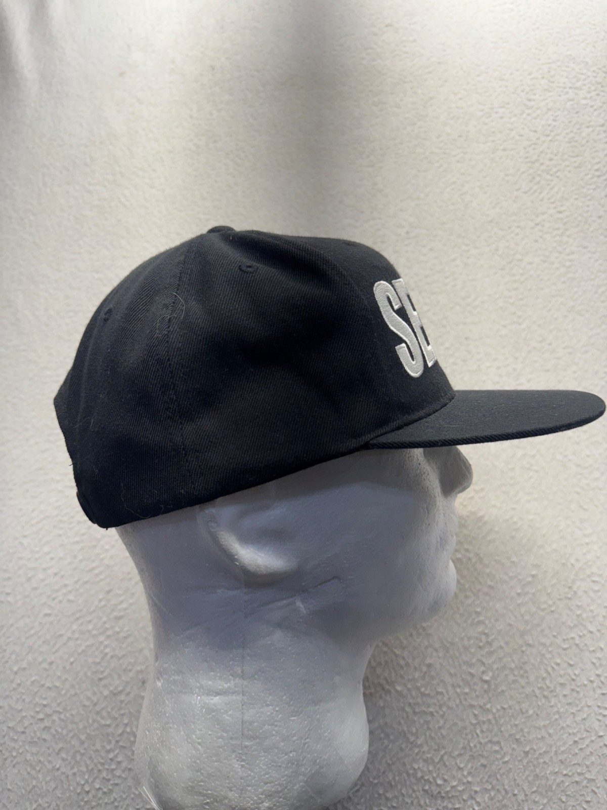 Send It Black Snapback Hat Flat Brim Adjustable E… - image 4