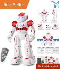RC Robot Toys for Kids Programmable Gesture Control LED Eyes for Boys Girls