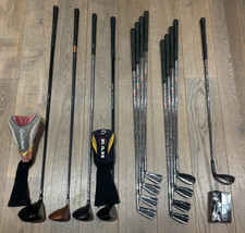Mens RH Full Golf Clubs Set - Maxfli/TaylorMade/RAM etc Driver/Woods/3-SW Irons