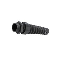 HT-K PG16 RAL9005 Kabelverschraubung Mit Knickschutz PG16 IP68 Polyamid 6 Heluka
