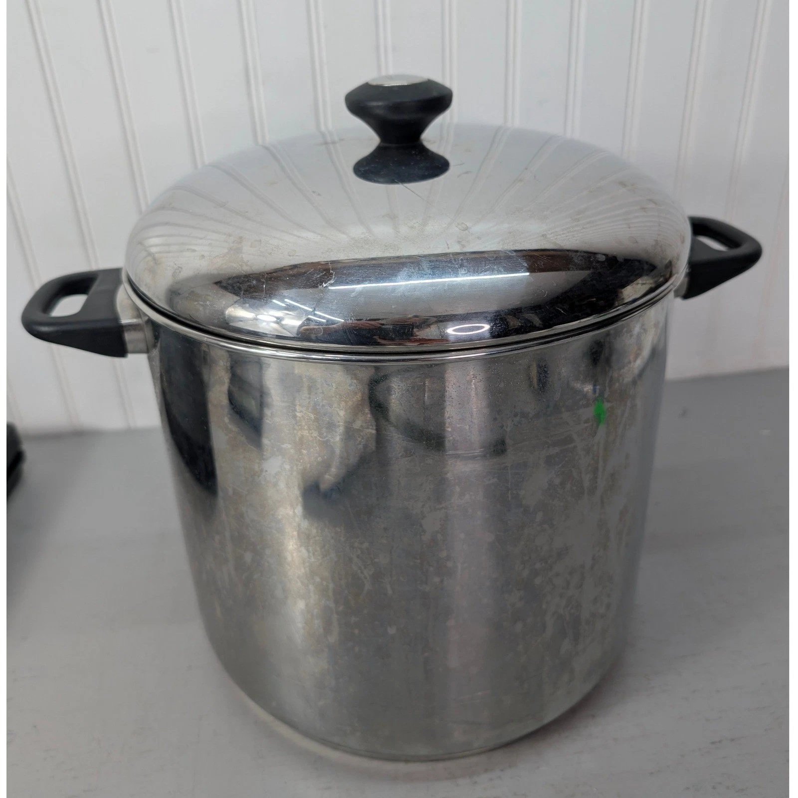 Whole Home Gourmet 16 QT Stockpot 18/10 Stainless Steel Dutch Oven w/ Lid 12inch