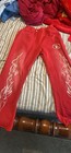 Hellstar Men's Red Graphic Logo Cotton Sweatpants Drawstring Size S 28W — photo 1