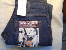Vintage Men's Dickies Denim Straight Leg Rigid Jeans 1998 