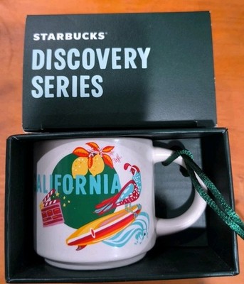Starbucks Discovery Series Ornament California Ceramic Demi Cup 2oz