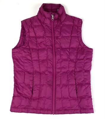 fuchsia puffer vest