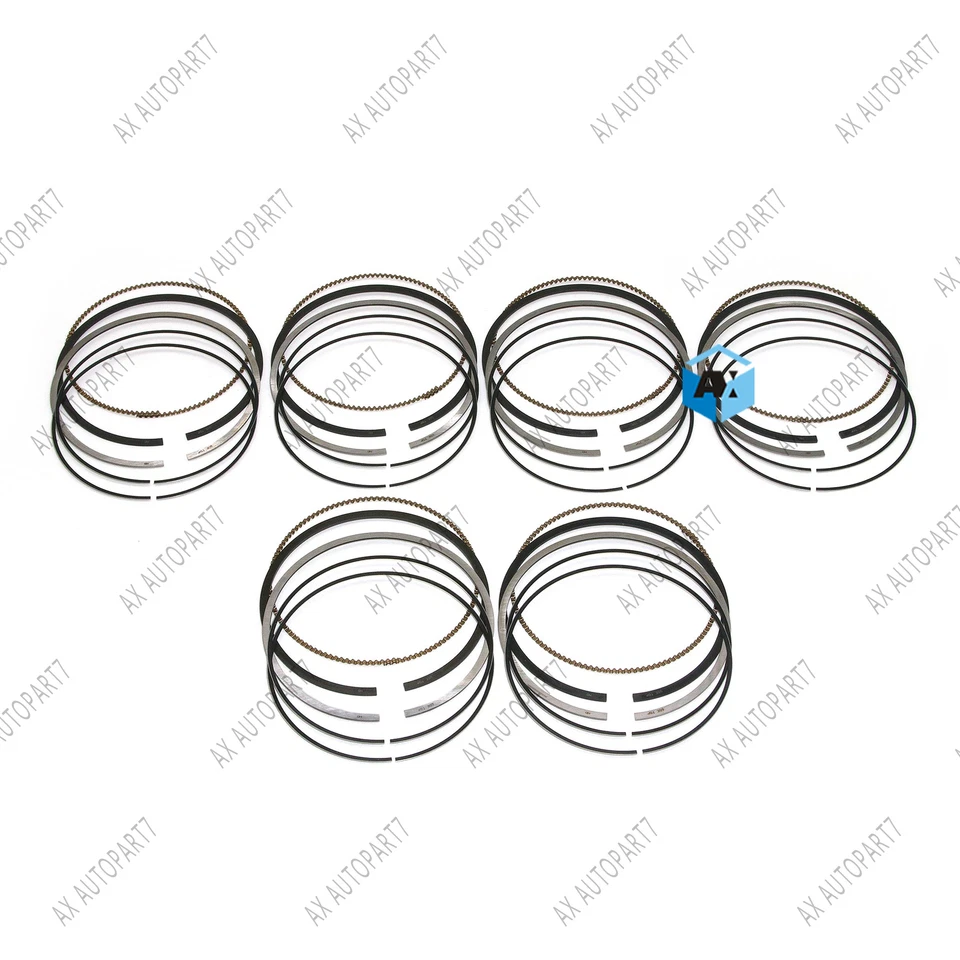 Juego de 6 anillos de pistón STD para Volvo S80 V70 XC60 XC70 XC90 3,2 L B6324S L6 T6 Foto 2 de 4