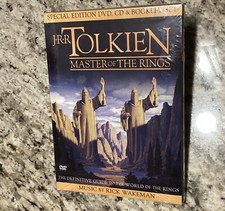 JRR TOLKIEN MASTER OF THE RINGS - DVD, CD, AND BOOKLET SET! - BRAND NEW FREESHIP
