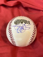 TODD HELTON AUTOGRAPHED SIGNED 2007 WORLD SERIES BASEBALL ROCKIES RARE COA