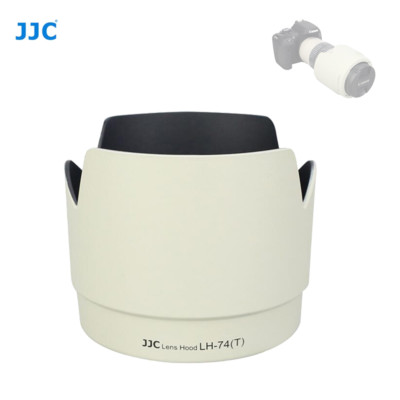 JJC White Flower Tulip Lens Hood fr Canon 70-200mm F4L IS USM replace Canon ET74