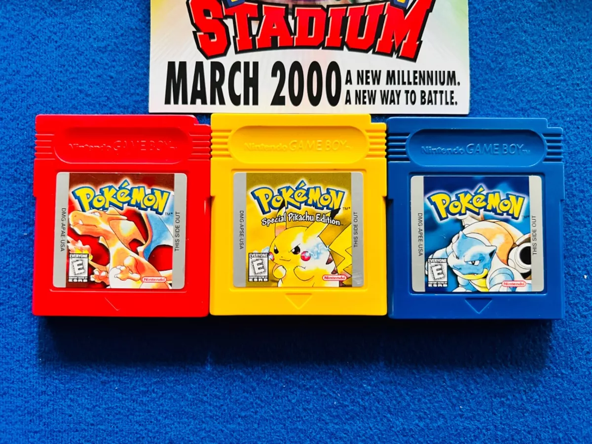 Pokémon disponíveis - Red/Blue/Yellow