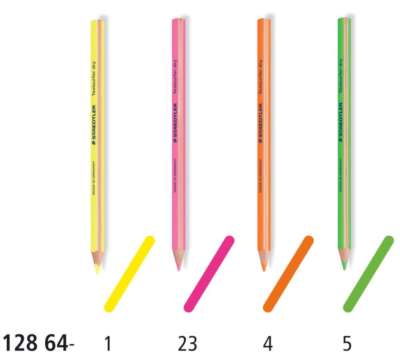 Staedtler Trockentextmarker Neonfarben holzgefasster Textmarker Textsurfer  dry
